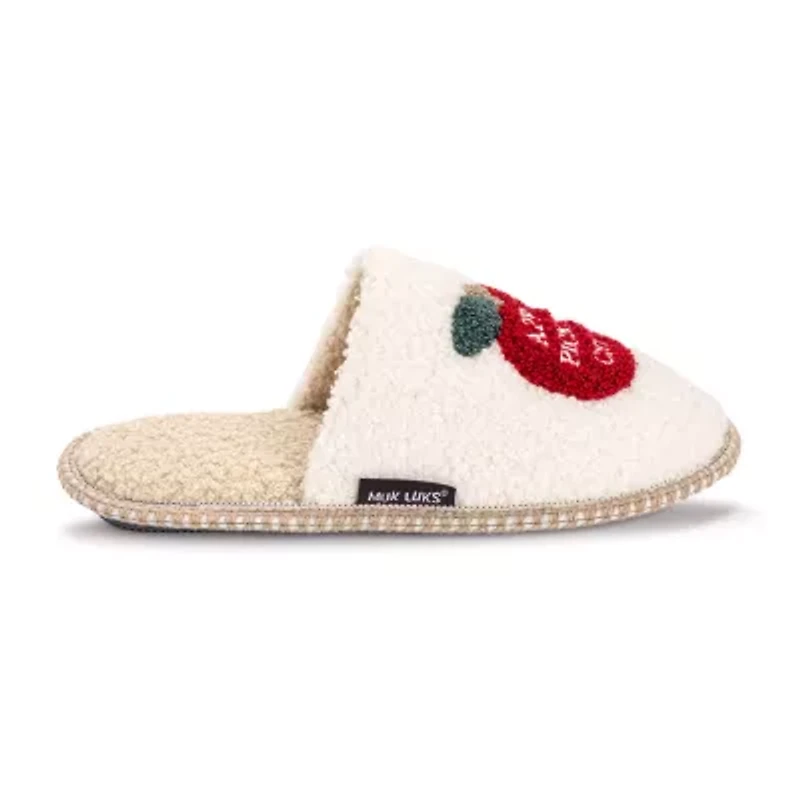 Muk Luks Cowgirl Slipper Womens Memory Foam Slip-On Slippers