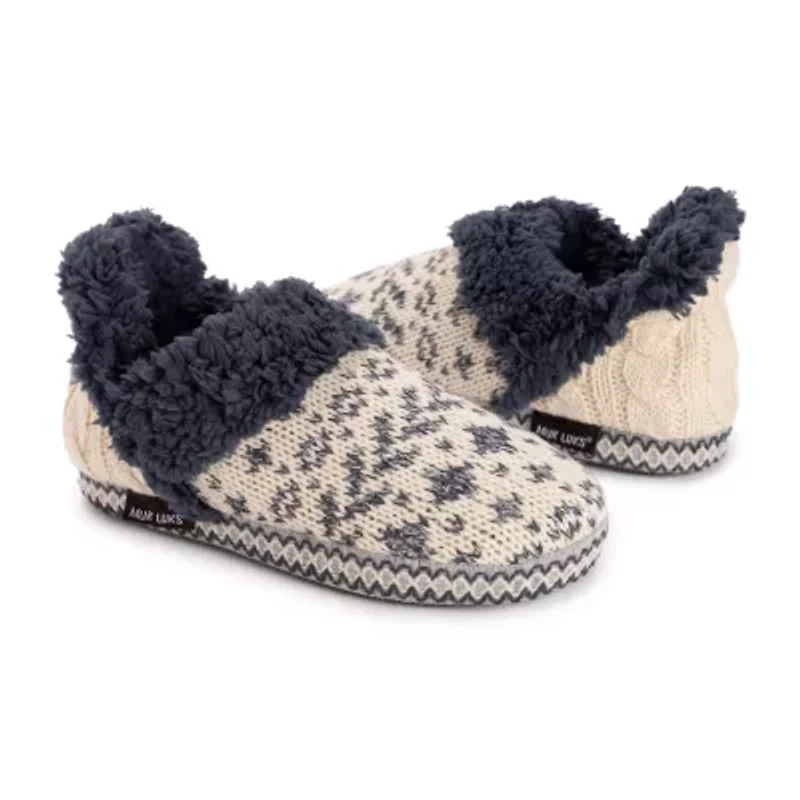 Muk Luks Magdalena Slipper Womens Memory Foam Slip-On Slippers