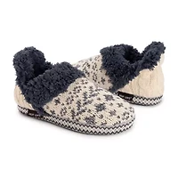 Muk Luks Magdalena Slipper Womens Memory Foam Slip-On Slippers