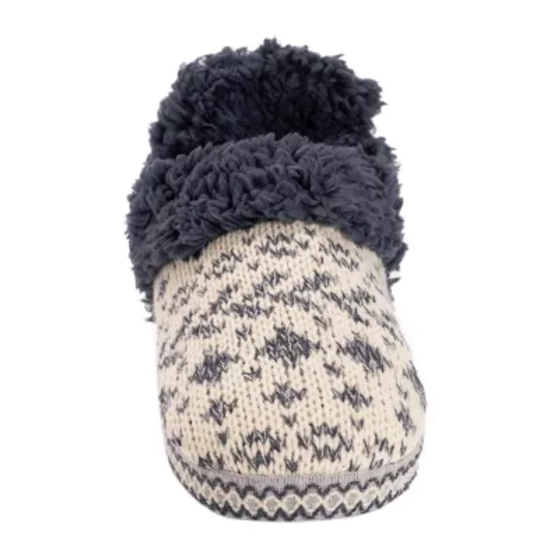 Muk Luks Magdalena Slipper Womens Memory Foam Slip-On Slippers