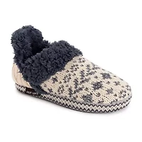 Muk Luks Magdalena Slipper Womens Memory Foam Slip-On Slippers