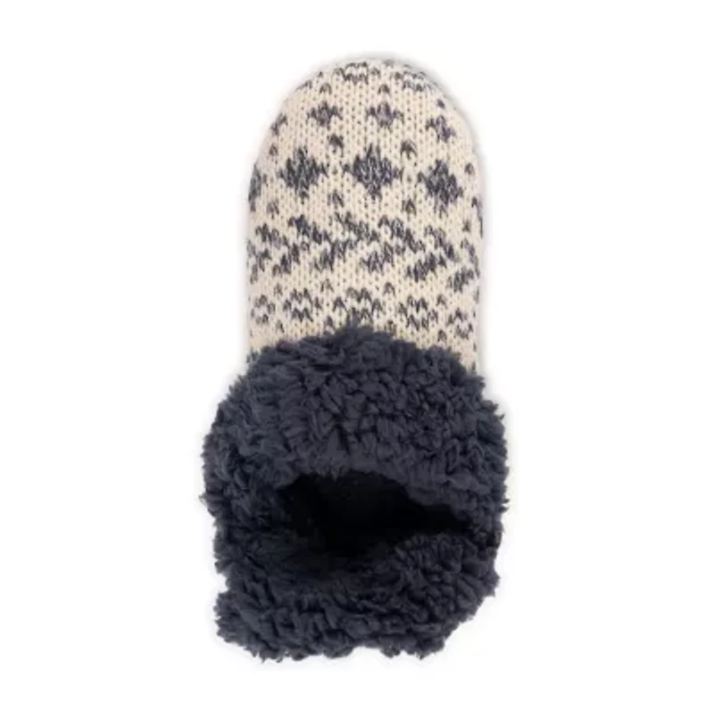 Muk Luks Magdalena Slipper Womens Memory Foam Slip-On Slippers