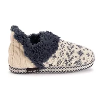 Muk Luks Magdalena Slipper Womens Memory Foam Slip-On Slippers