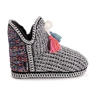 Muk Luks Amira Slipper Womens Memory Foam Slip-On Slippers