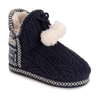 Muk Luks Amira Slipper Womens Memory Foam Slip-On Slippers