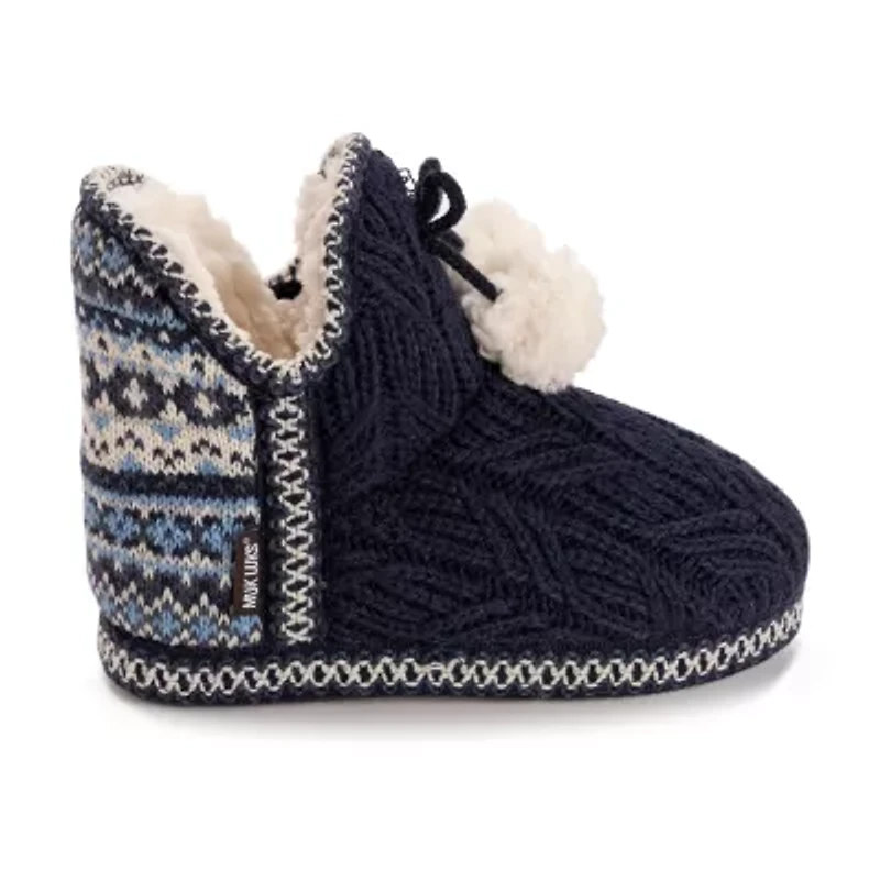 Muk Luks Amira Slipper Womens Memory Foam Slip-On Slippers