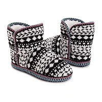 Muk Luks Leigh Slipper Womens Memory Foam Slip-On Slippers
