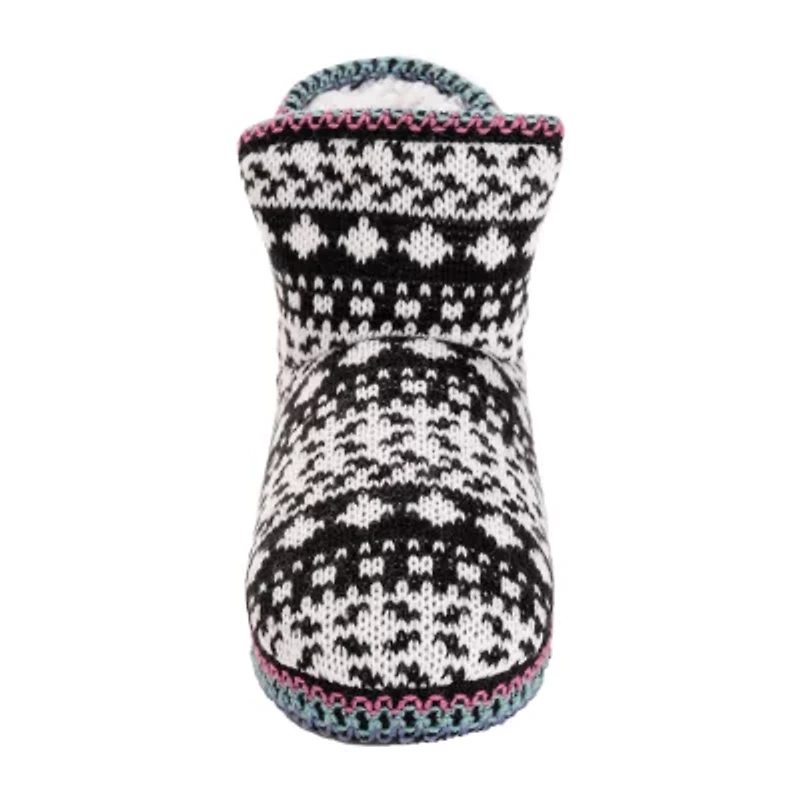 Muk Luks Leigh Slipper Womens Memory Foam Slip-On Slippers