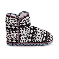 Muk Luks Leigh Slipper Womens Memory Foam Slip-On Slippers