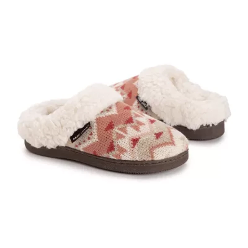 Muk Luks Suzanne Slipper Womens Memory Foam Slip-On Slippers