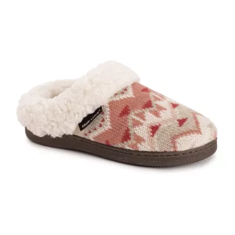 Muk Luks Suzanne Slipper Womens Memory Foam Slip-On Slippers