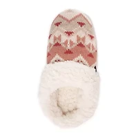 Muk Luks Suzanne Slipper Womens Memory Foam Slip-On Slippers