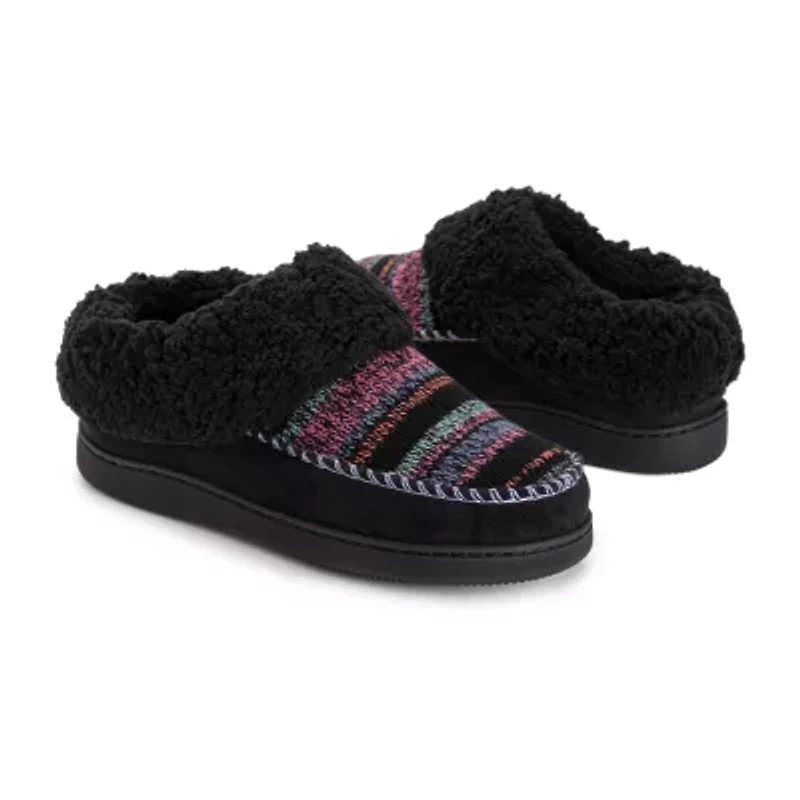 Muk Luks Minerva Slipper Womens Memory Foam Slip-On Slippers