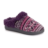 Muk Luks Suzanne Slipper Womens Memory Foam Slip-On Slippers