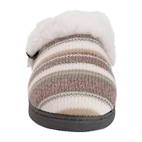 Muk Luks Suzanne Slipper Womens Memory Foam Slip-On Slippers