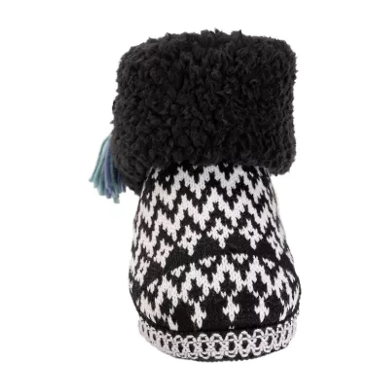 Muk Luks Melinda Slipper Womens Memory Foam Slip-On Slippers