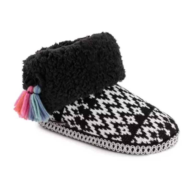 Muk Luks Melinda Slipper Womens Memory Foam Slip-On Slippers