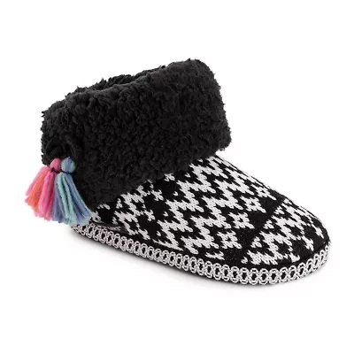 Muk Luks Melinda Slipper Womens Memory Foam Slip-On Slippers