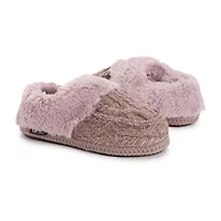 Muk Luks Moselle Slipper Womens Memory Foam Slip-On Slippers