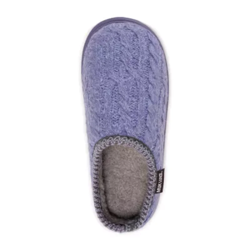 Muk Luks Bindi Slipper Womens Memory Foam Slip-On Slippers