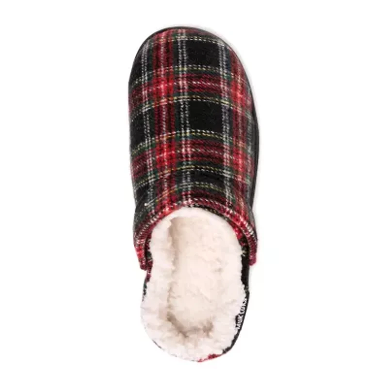 Muk Luks Q Lucy Slipper Womens Memory Foam Slip-On Slippers