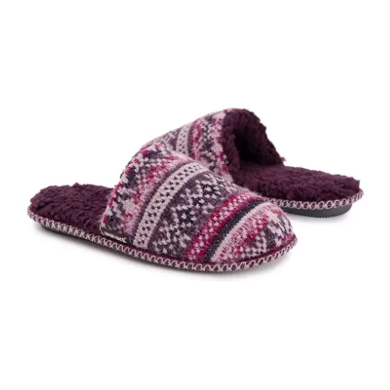 Muk Luks Ashlie Slipper Womens Memory Foam Slip-On Slippers