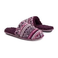 Muk Luks Ashlie Slipper Womens Memory Foam Slip-On Slippers