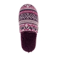 Muk Luks Ashlie Slipper Womens Memory Foam Slip-On Slippers