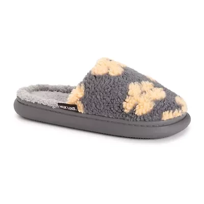 Muk Luks Joss Slipper Womens Memory Foam Slip-On Slippers