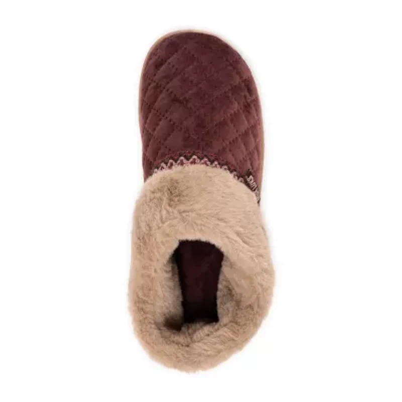Muk Luks Charlee Slipper Womens Memory Foam Slip-On Slippers