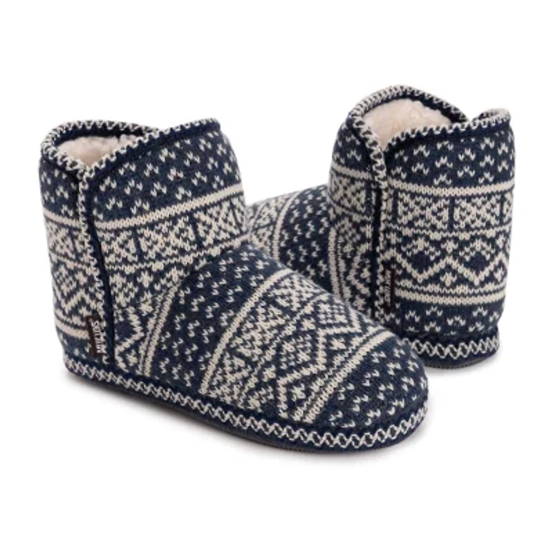 Muk Luks Leigh Slipper Womens Memory Foam Slip-On Slippers