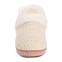 Muk Luks Magdalena Slipper Womens Memory Foam Slip-On Slippers