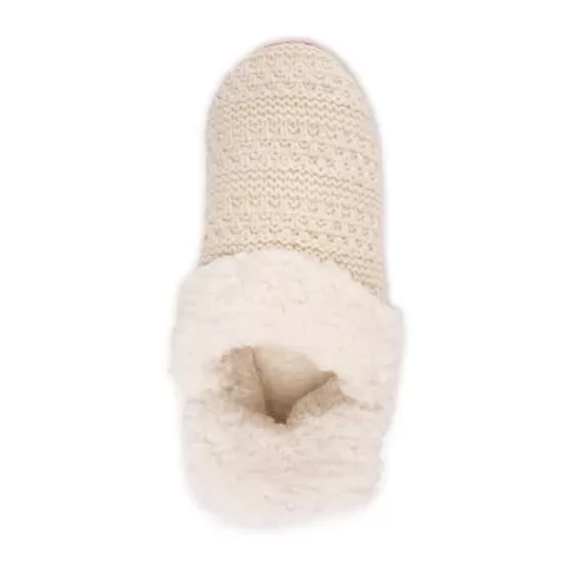 Muk Luks Magdalena Slipper Womens Memory Foam Slip-On Slippers