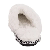 Muk Luks Frida Slipper Womens Memory Foam Slip-On Slippers