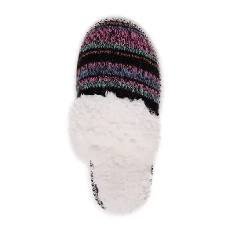 Muk Luks Frida Slipper Womens Memory Foam Slip-On Slippers