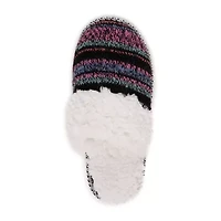 Muk Luks Frida Slipper Womens Memory Foam Slip-On Slippers