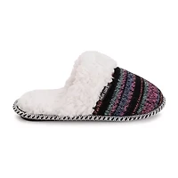 Muk Luks Frida Slipper Womens Memory Foam Slip-On Slippers
