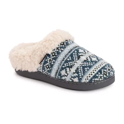Muk Luks Suzanne Slipper Womens Memory Foam Slip-On Slippers