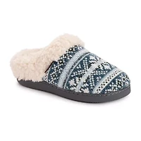 Muk Luks Suzanne Slipper Womens Memory Foam Slip-On Slippers