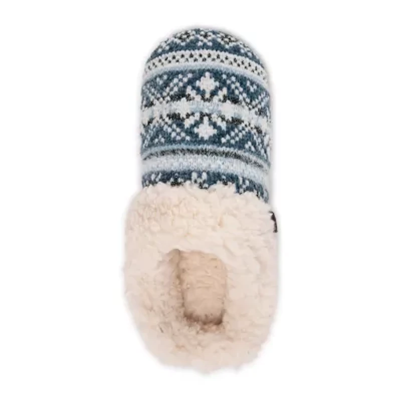 Muk Luks Suzanne Slipper Womens Memory Foam Slip-On Slippers