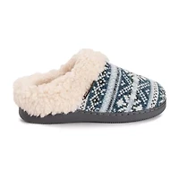 Muk Luks Suzanne Slipper Womens Memory Foam Slip-On Slippers