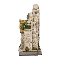 Roman 11h Lighted Nativity In Town Christmas Tabletop Decor