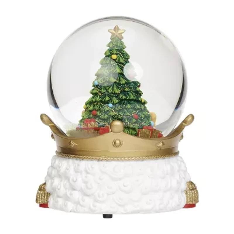 Roman 7h Musical Nutcracker Head Dome Christmas Tabletop Decor