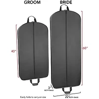 Wallybags Bride And Groom 2-pc. Garment Bag