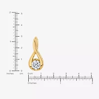 (I-J/Vs1-Vs2) Womens 1 CT. T.W. Lab Grown White Diamond 14K Gold 18 Inch Pendant Necklace