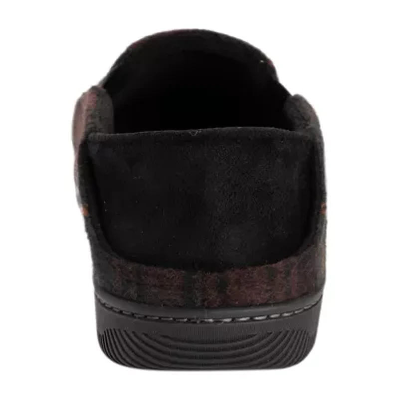 Muk Luks Owen Fll Fit Slipper Mens Memory Foam Slip Resistant Slip-On Slippers