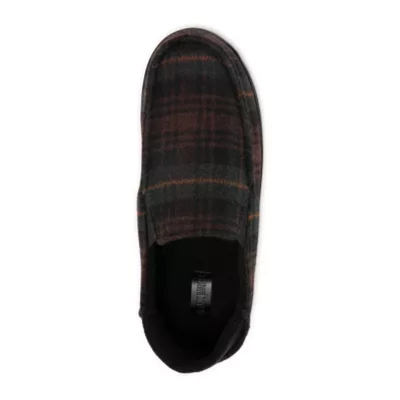 Muk Luks Owen Fll Fit Slipper Mens Memory Foam Slip Resistant Slip-On Slippers