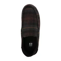 Muk Luks Owen Fll Fit Slipper Mens Memory Foam Slip Resistant Slip-On Slippers