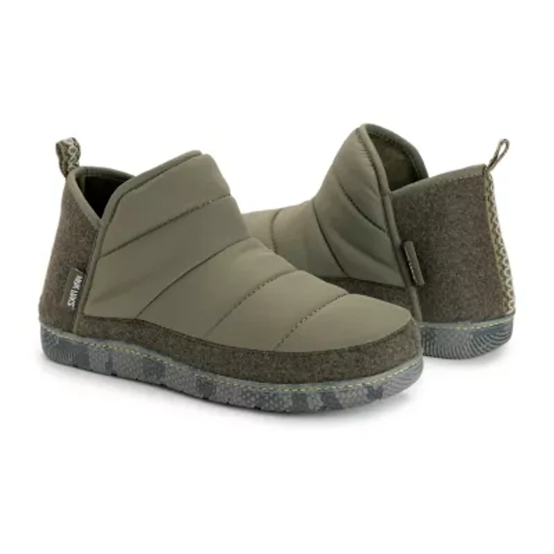 Muk Luks Weston Slipper Mens Memory Foam Slip Resistant Slip-On Slippers