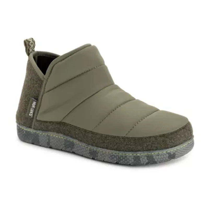 Muk Luks Weston Slipper Mens Memory Foam Slip Resistant Slip-On Slippers